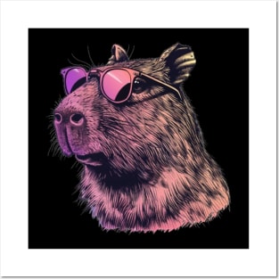 Capybara Chic Posters and Art